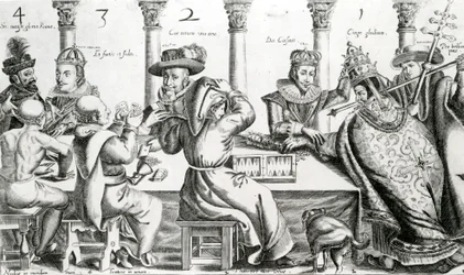 Jugadores reales y eclesiásticos, c.1609
